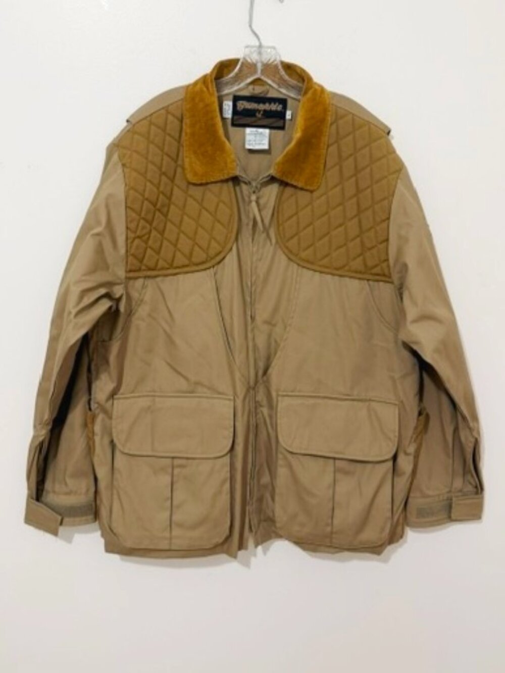 Vintage Gamehide Shooting Upland Hunting Bird Game Khaki Jacket Men's Size L